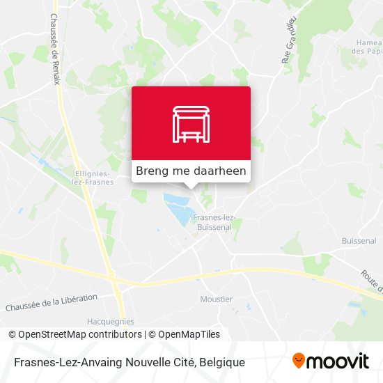 Frasnes-Lez-Anvaing Nouvelle Cité kaart