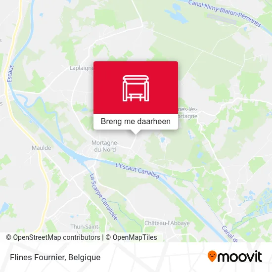 Flines Fournier kaart