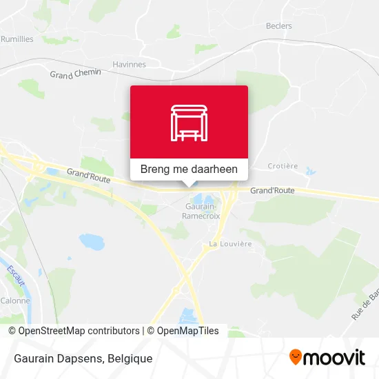 Gaurain Dapsens kaart