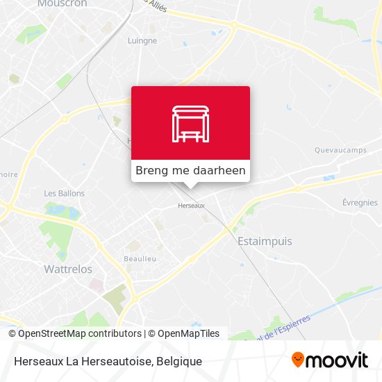 Herseaux La Herseautoise kaart