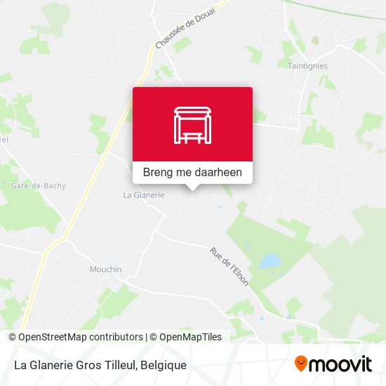 La Glanerie Gros Tilleul kaart