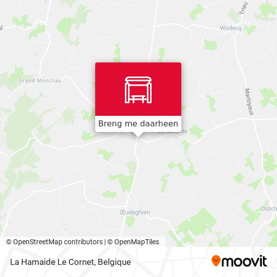 La Hamaide Le Cornet kaart