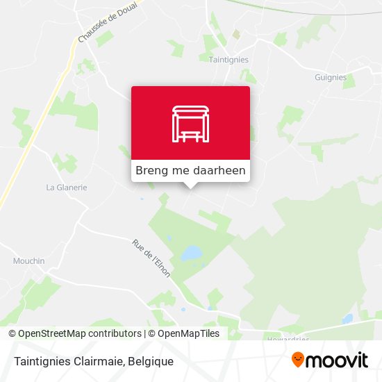 Taintignies Clairmaie kaart