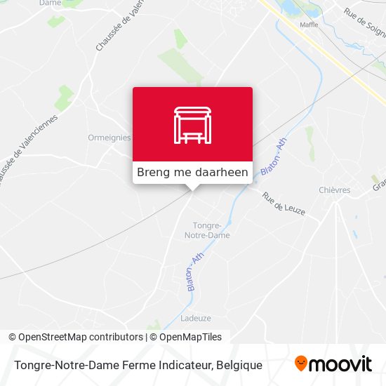 Tongre-Notre-Dame Ferme Indicateur kaart