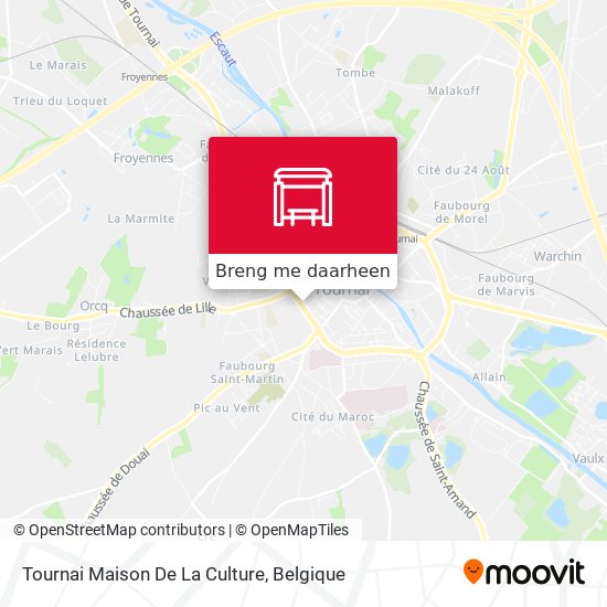 Tournai Maison De La Culture kaart
