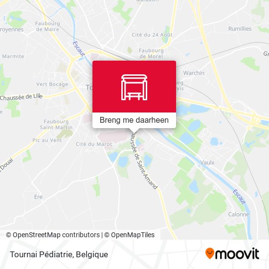 Tournai Pédiatrie kaart