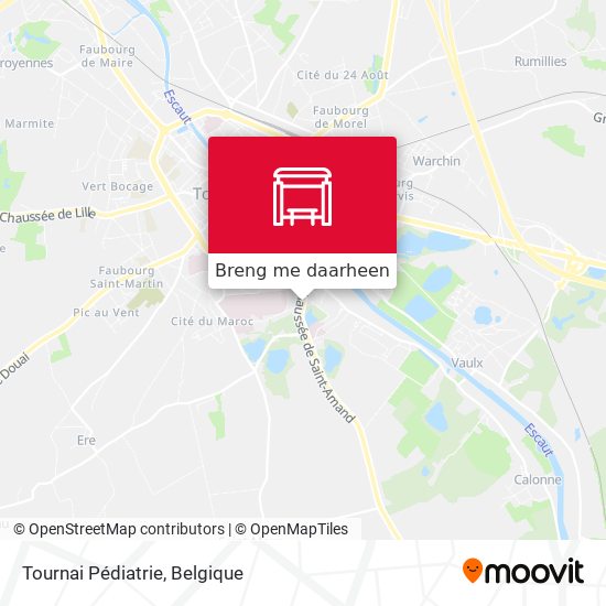 Tournai Pédiatrie kaart