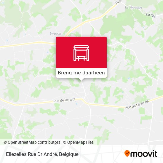 Ellezelles Rue Dr André kaart