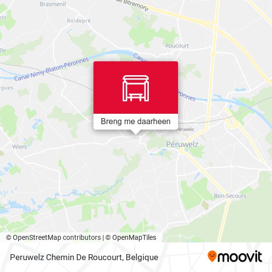Peruwelz Chemin De Roucourt kaart