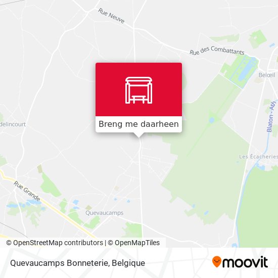 Quevaucamps Bonneterie kaart