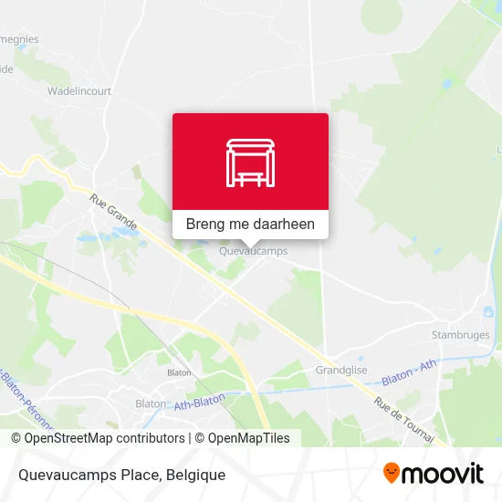 Quevaucamps Place kaart