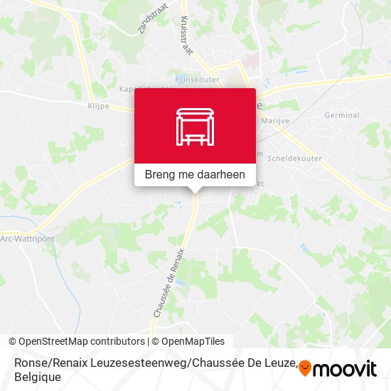 Ronse / Renaix Leuzesesteenweg / Chaussée De Leuze kaart