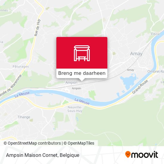 Ampsin Maison Cornet kaart