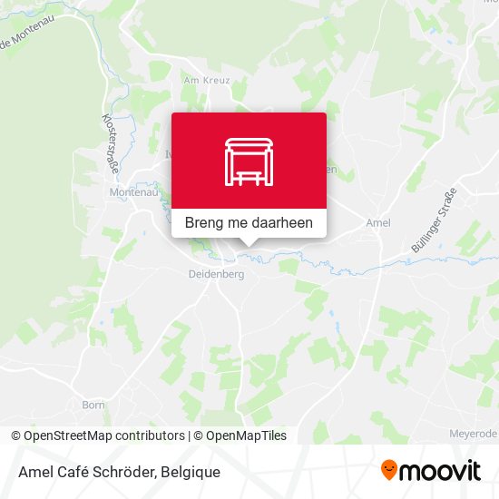 Amel Café Schröder kaart