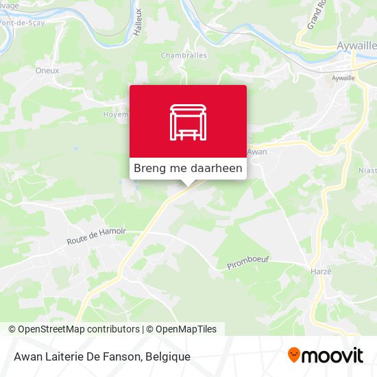 Awan Laiterie De Fanson kaart