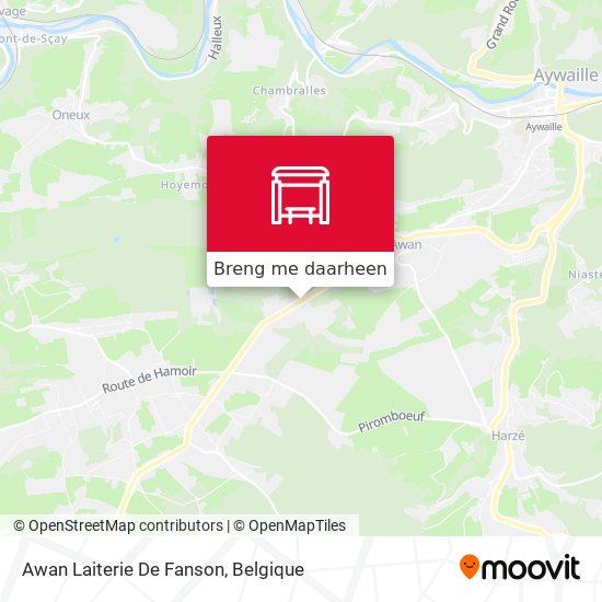 Awan Laiterie De Fanson kaart