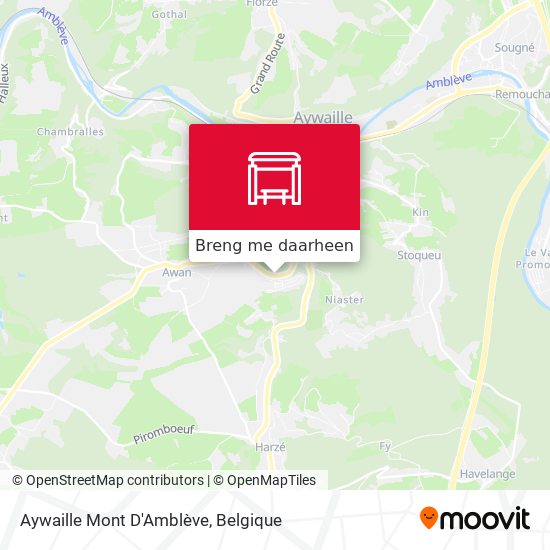 Aywaille Mont D'Amblève kaart