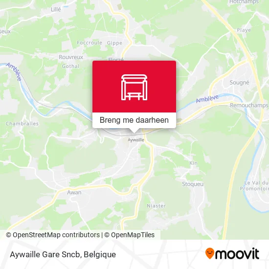 Aywaille Gare Sncb kaart