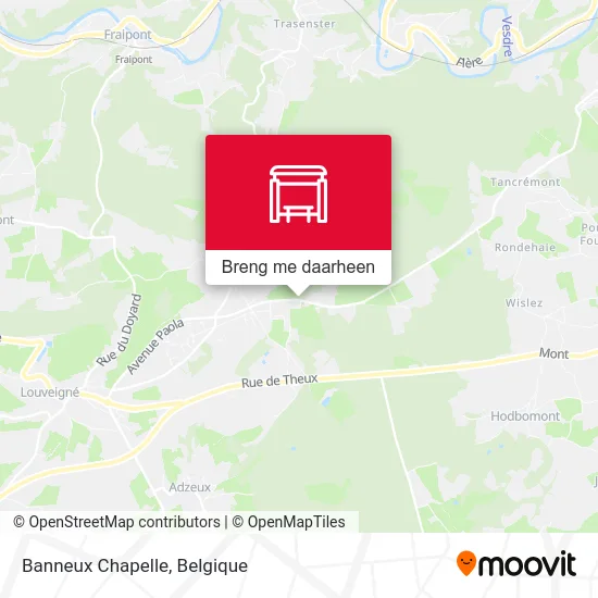 Banneux Chapelle kaart