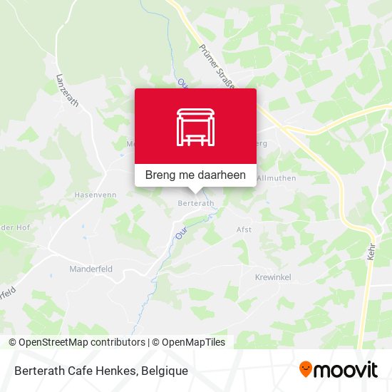 Berterath Cafe Henkes kaart