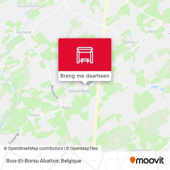 Bois-Et-Borsu Abattoir kaart