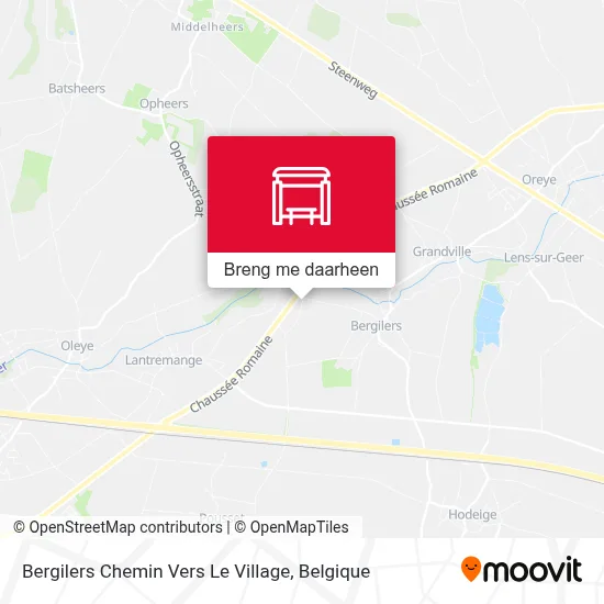 Bergilers Chemin Vers Le Village kaart