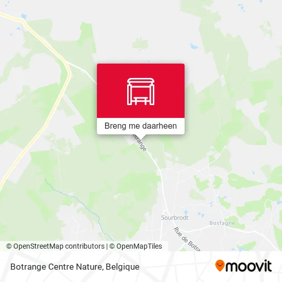 Botrange Centre Nature kaart
