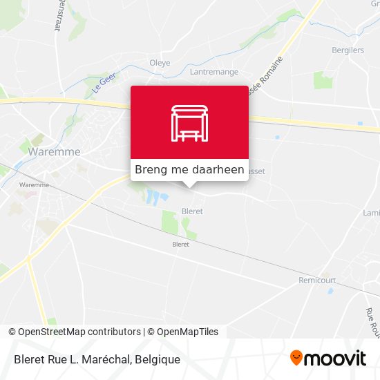 Bleret Rue L. Maréchal kaart