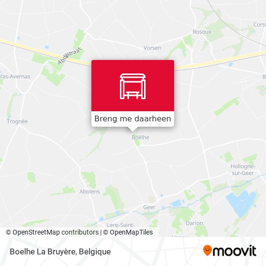 Boelhe La Bruyère kaart