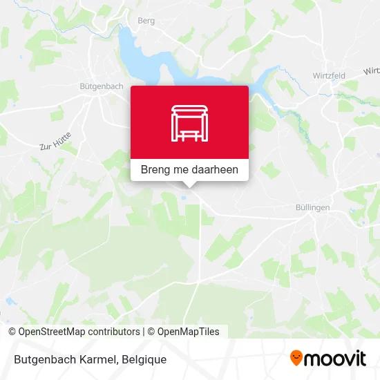 Butgenbach Karmel kaart
