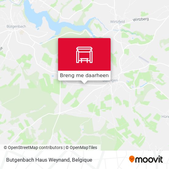 Butgenbach Haus Weynand kaart