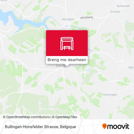 Bullingen Honsfelder Strasse kaart