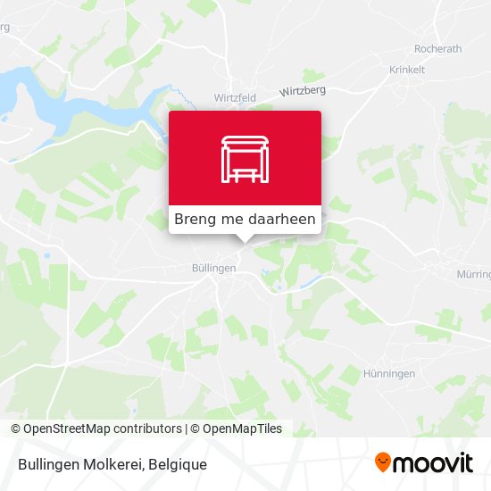 Bullingen Molkerei kaart