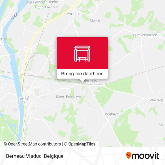 Berneau Viaduc kaart