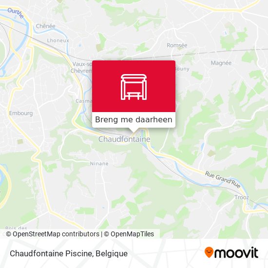 Chaudfontaine Piscine kaart