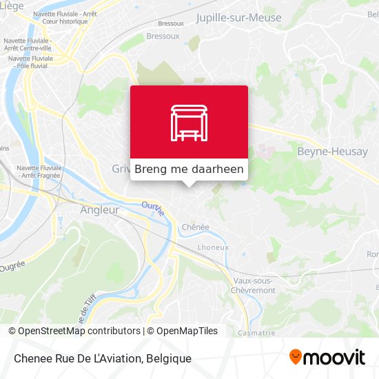 Chenee Rue De L'Aviation kaart