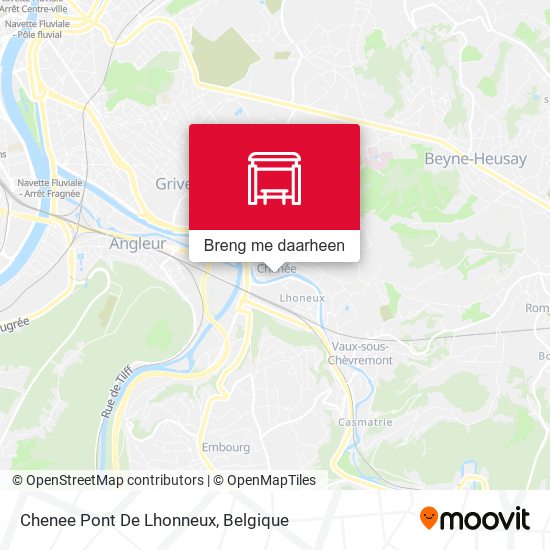 Chenee Pont De Lhonneux kaart