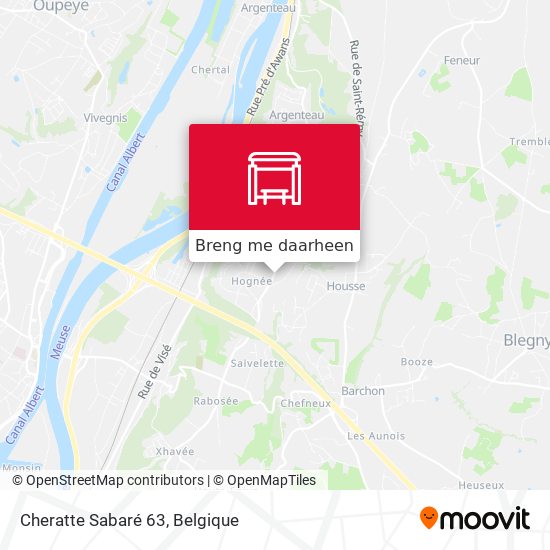 Cheratte Sabaré 63 kaart