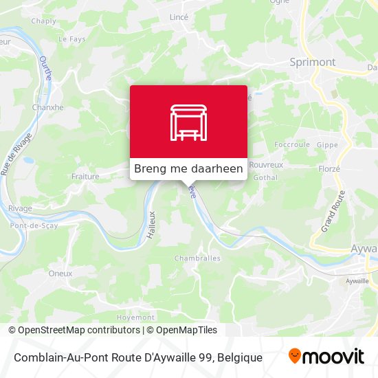 Comblain-Au-Pont Route D'Aywaille 99 kaart
