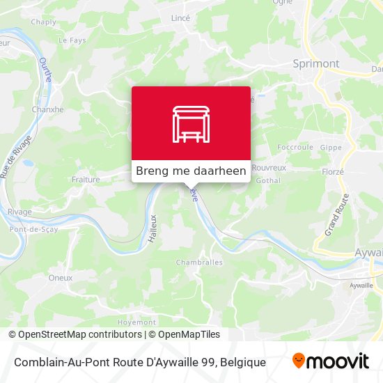 Comblain-Au-Pont Route D'Aywaille 99 kaart