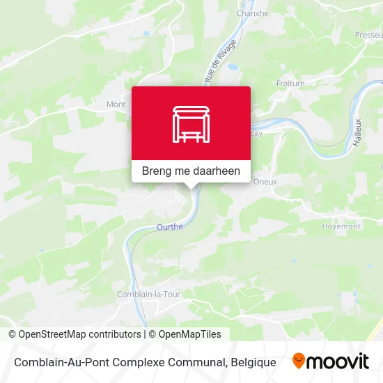 Comblain-Au-Pont Complexe Communal kaart