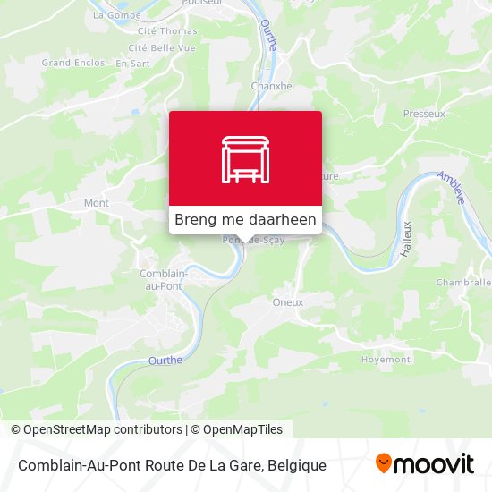 Comblain-Au-Pont Route De La Gare kaart