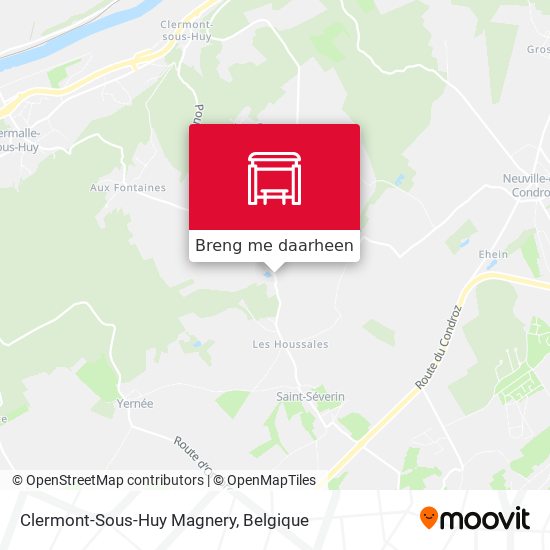 Clermont-Sous-Huy Magnery kaart