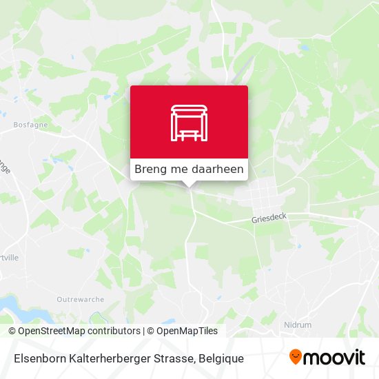 Elsenborn Kalterherberger Strasse kaart