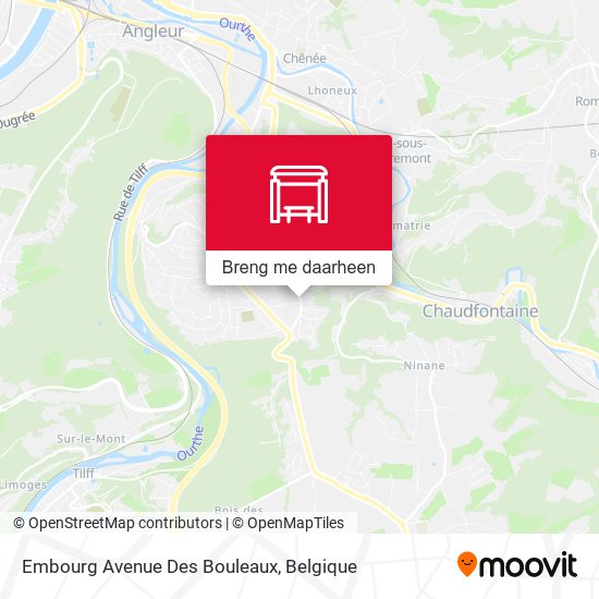 Embourg Avenue Des Bouleaux kaart