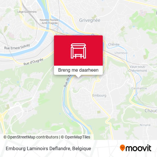 Embourg Laminoirs Deflandre kaart