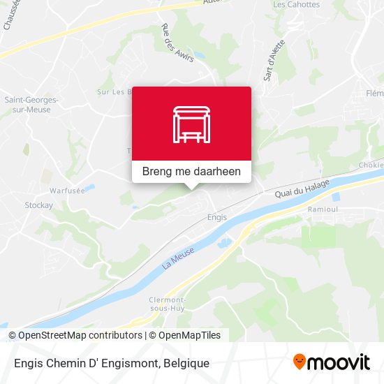 Engis Chemin D' Engismont kaart