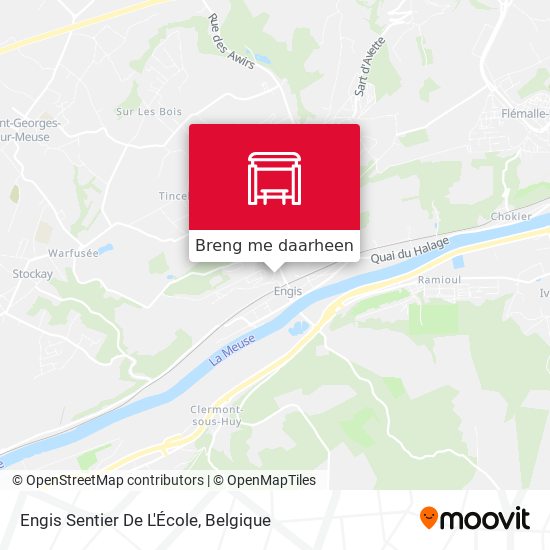 Engis Sentier De L'École kaart