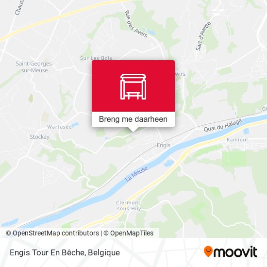 Engis Tour En Bêche kaart