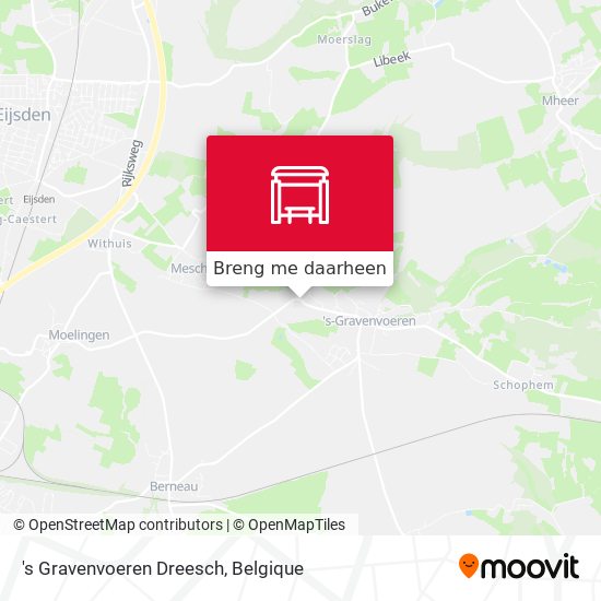 's Gravenvoeren Dreesch kaart